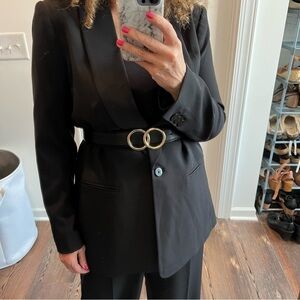 NWT New with tags ELIE TAHARI black blazer size medium perfect oversized fit